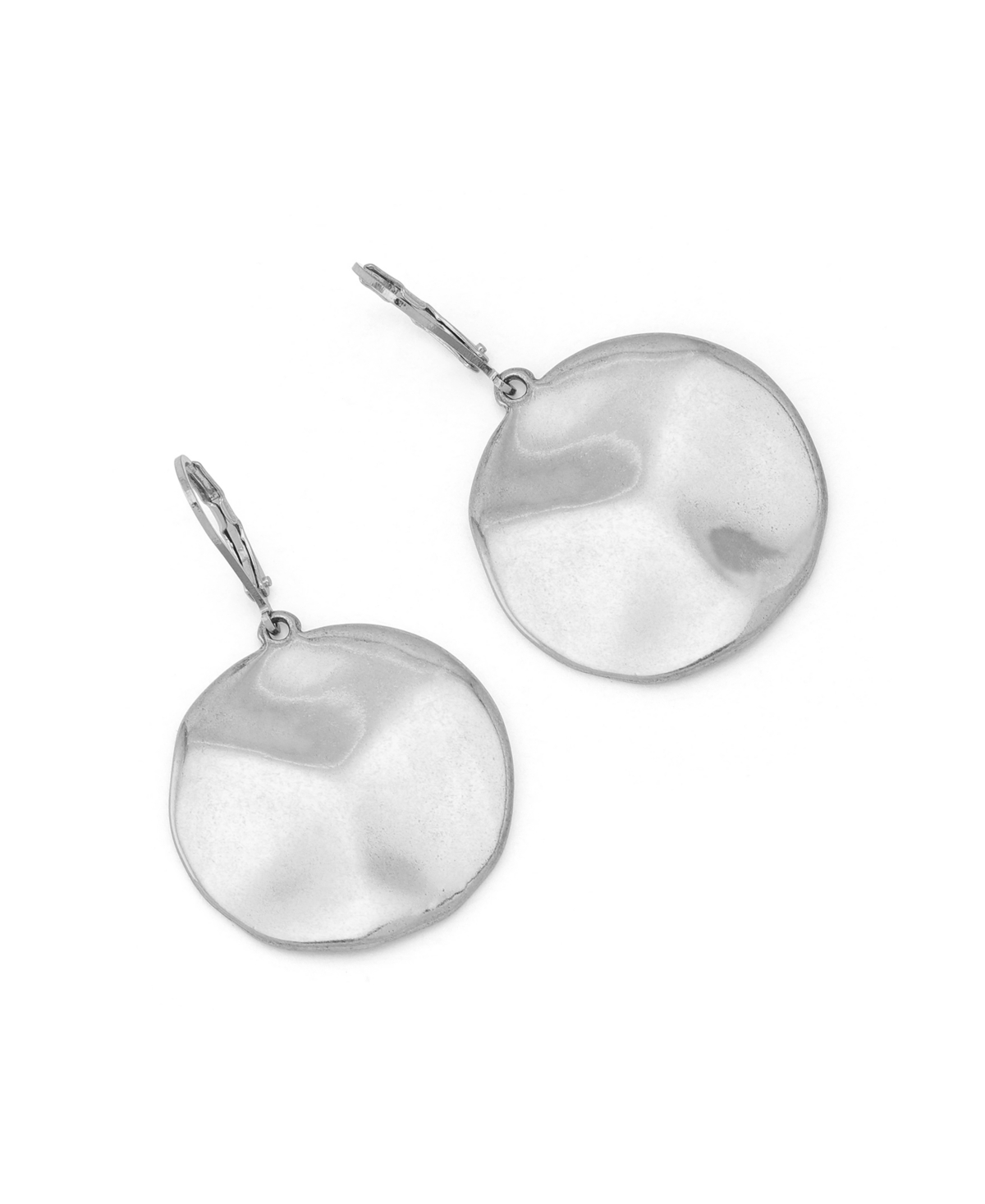 Robert Lee Morris Soho Heirloom Charms Disc Drop Earrings In White