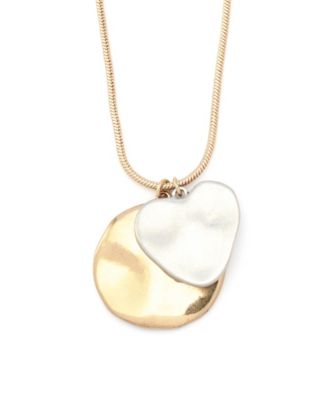 Gold Heirloom Charms Mixed Coin Pendant Necklace