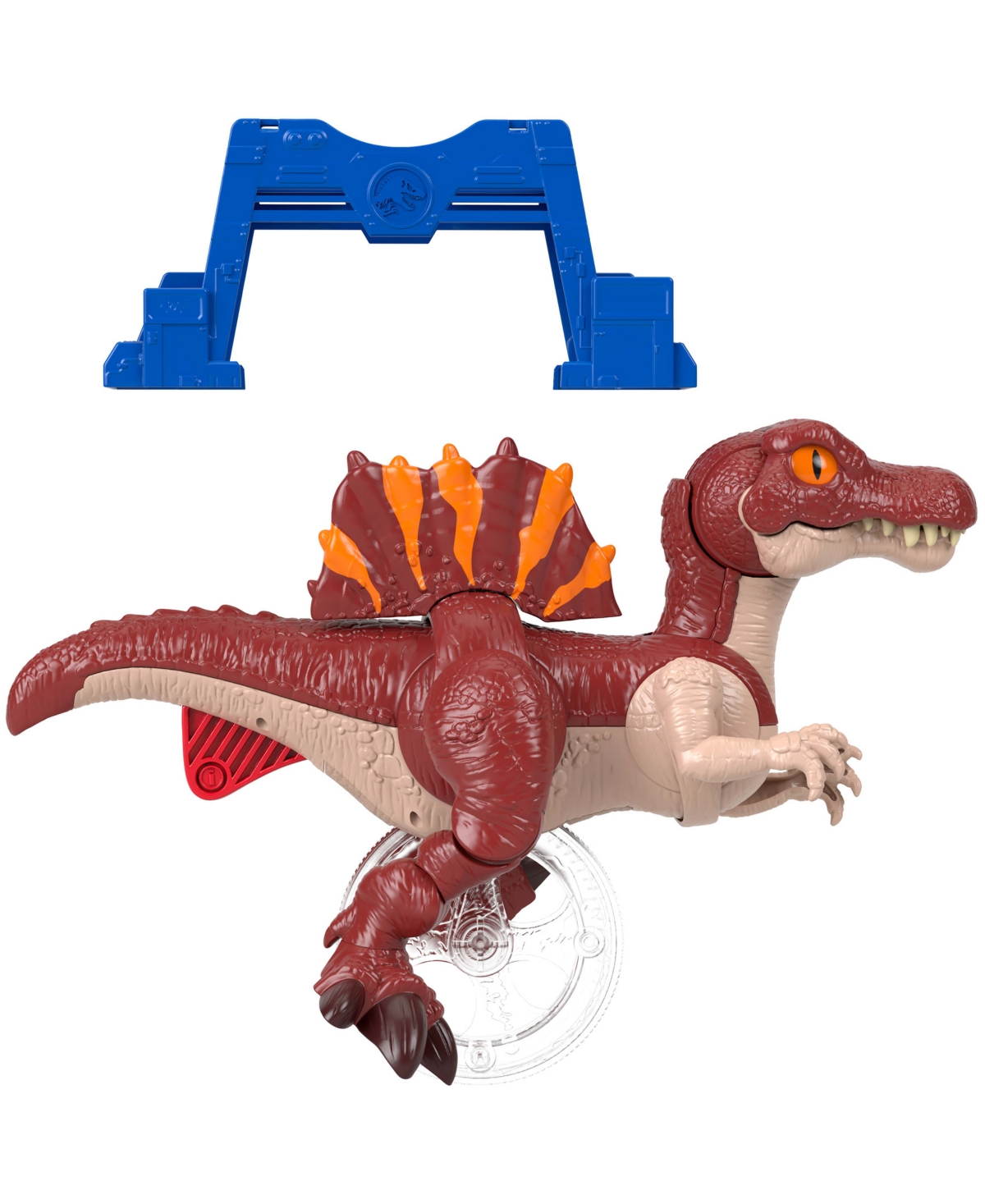 Imaginext Fisher-price Jurassic World Rebirth Sprinting Spinosaurus Dinosaur Toy In Multi