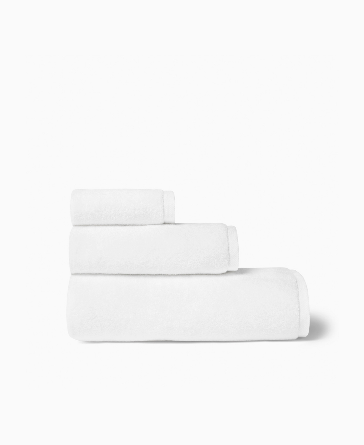 Sferra Cielo Cotton Hand Towel, 20" X 30" In White
