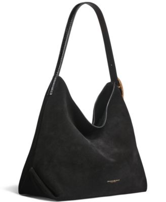 Georgette Suede Medium Bucket Bag