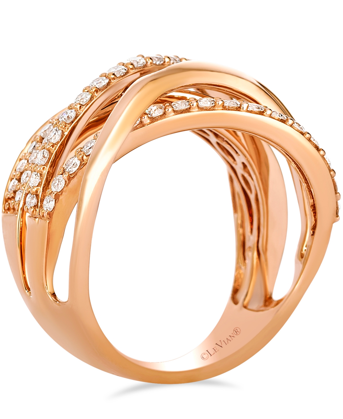 Le Vian Vanilla Diamond Ring (1.16 Ct. T.w.) In 14k Strawberry Gold In Gold