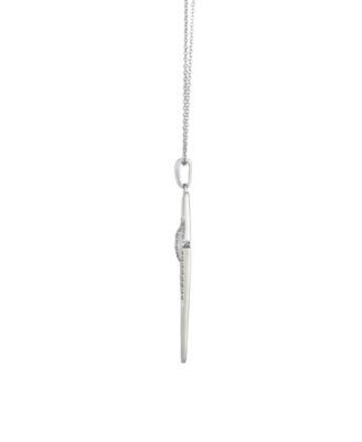Vanilla Diamond (.34 ct. t.w.) Asymmetric Pendant Necklace in 14K Vanilla Gold