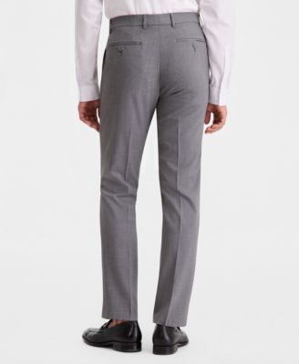 Men's Slim-Fit Solid Dress Pants