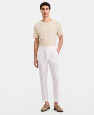 Men's Modern-Fit Linen Dress Pants