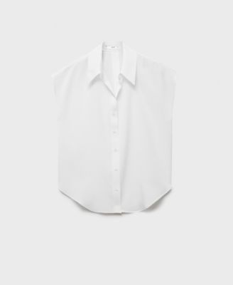 MANGO - Women's Lyocell Sleeveless Shirt