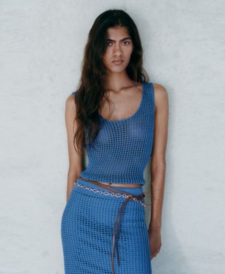 Women's Knitted Crop Top