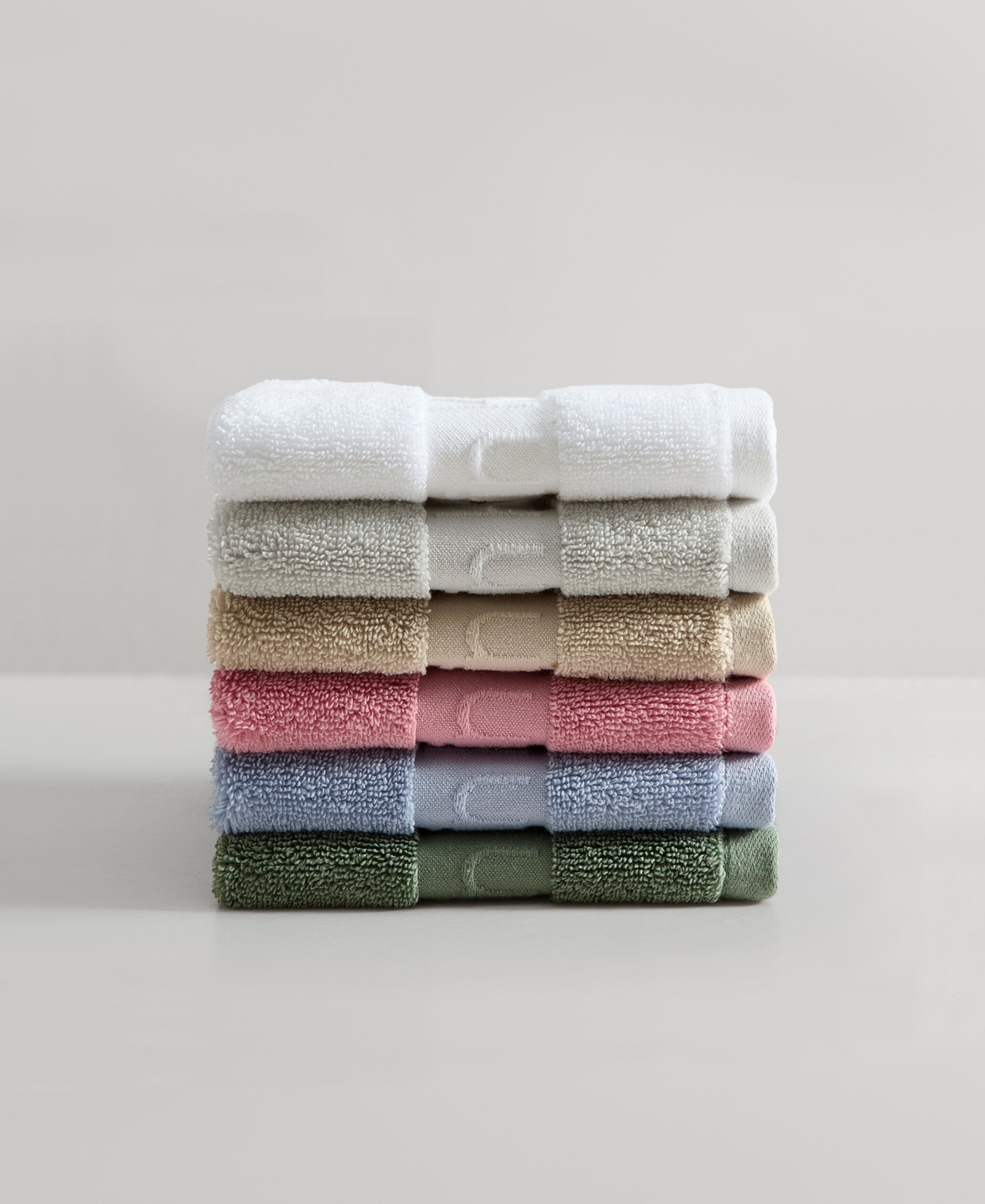 Calvin Klein Iconic Cotton Jacquard Washcloth, 13" x 13"