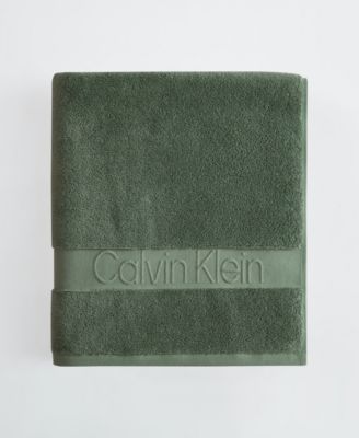 Calvin Klein - Iconic Cotton Jacquard Bath Towels