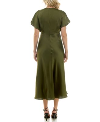 Women's Dolman Sleeve A-Line Dress