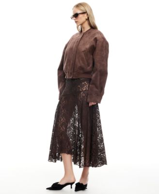 Women's Legacy Suede Bomber Jacket