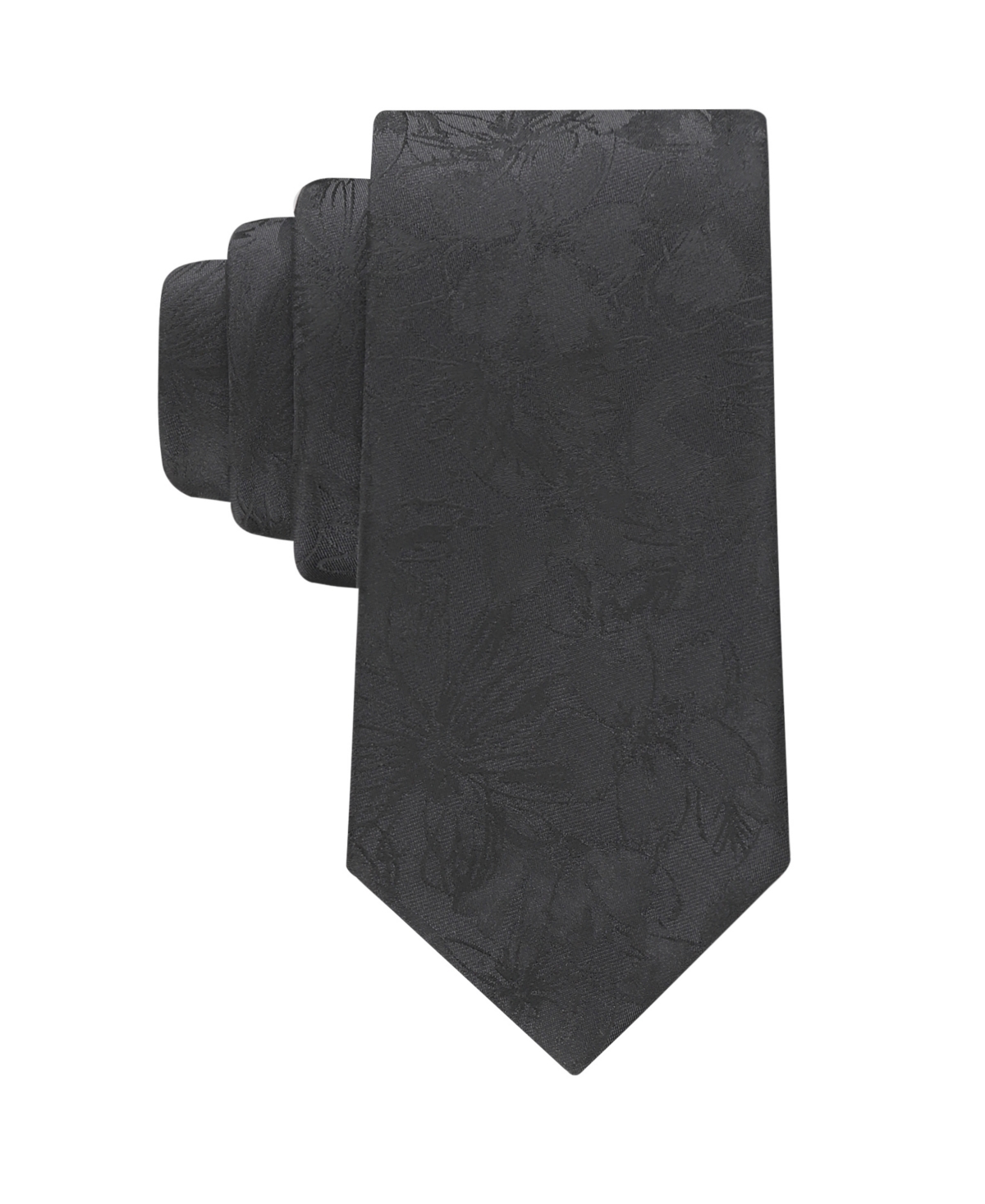 Calvin Klein Men's Cooper Chevron Tie In Gray