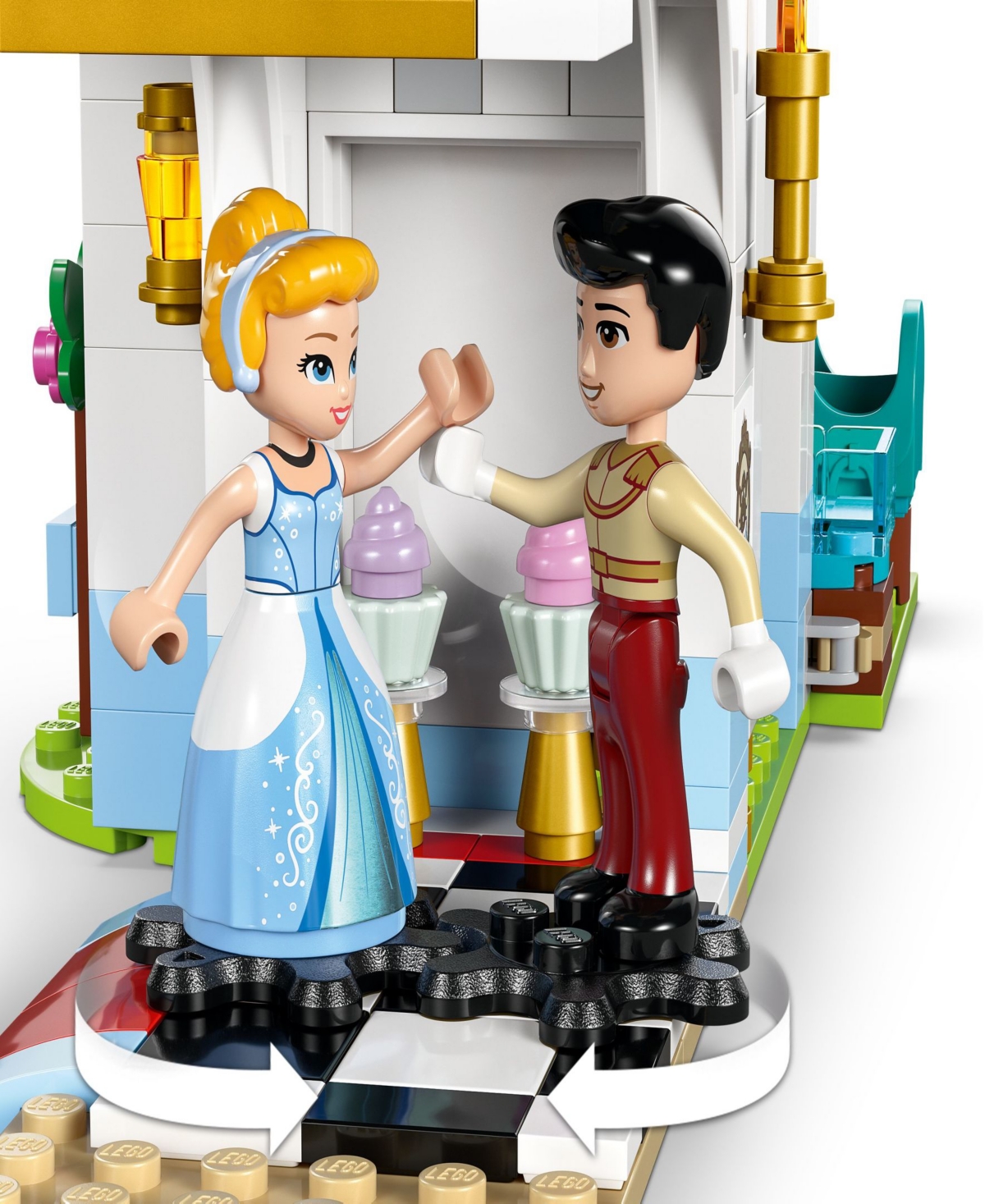 Lego Disney Princess Cinderella's Castle Horse Carriage Building Set In Multi
