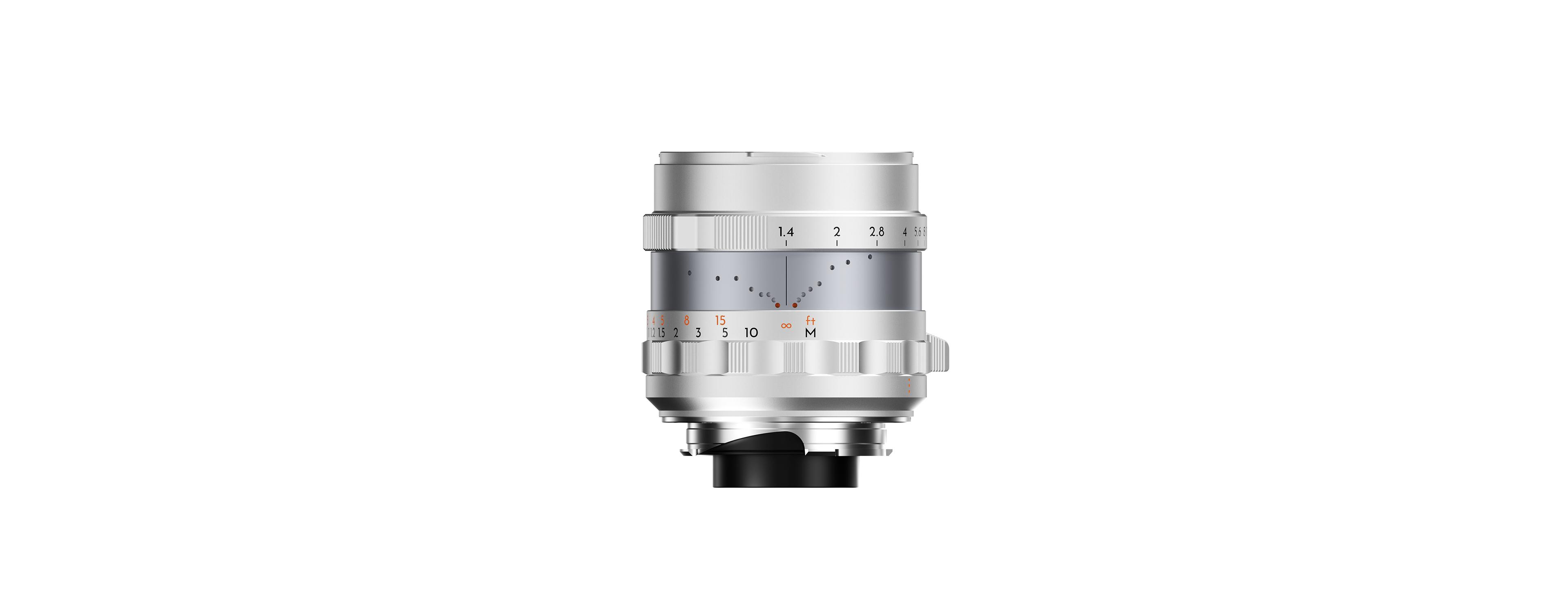 Thypoch Simera 28mm f/1.4 Focus Tab Version Aspherical Lens for Leica M, Silver