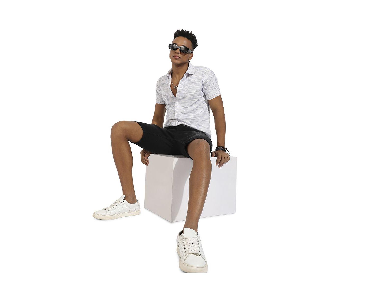 Men's Honeycomb Knit Shirt