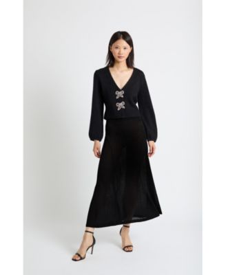 Women's Laura Whitmore Embelished Bow Cardigan