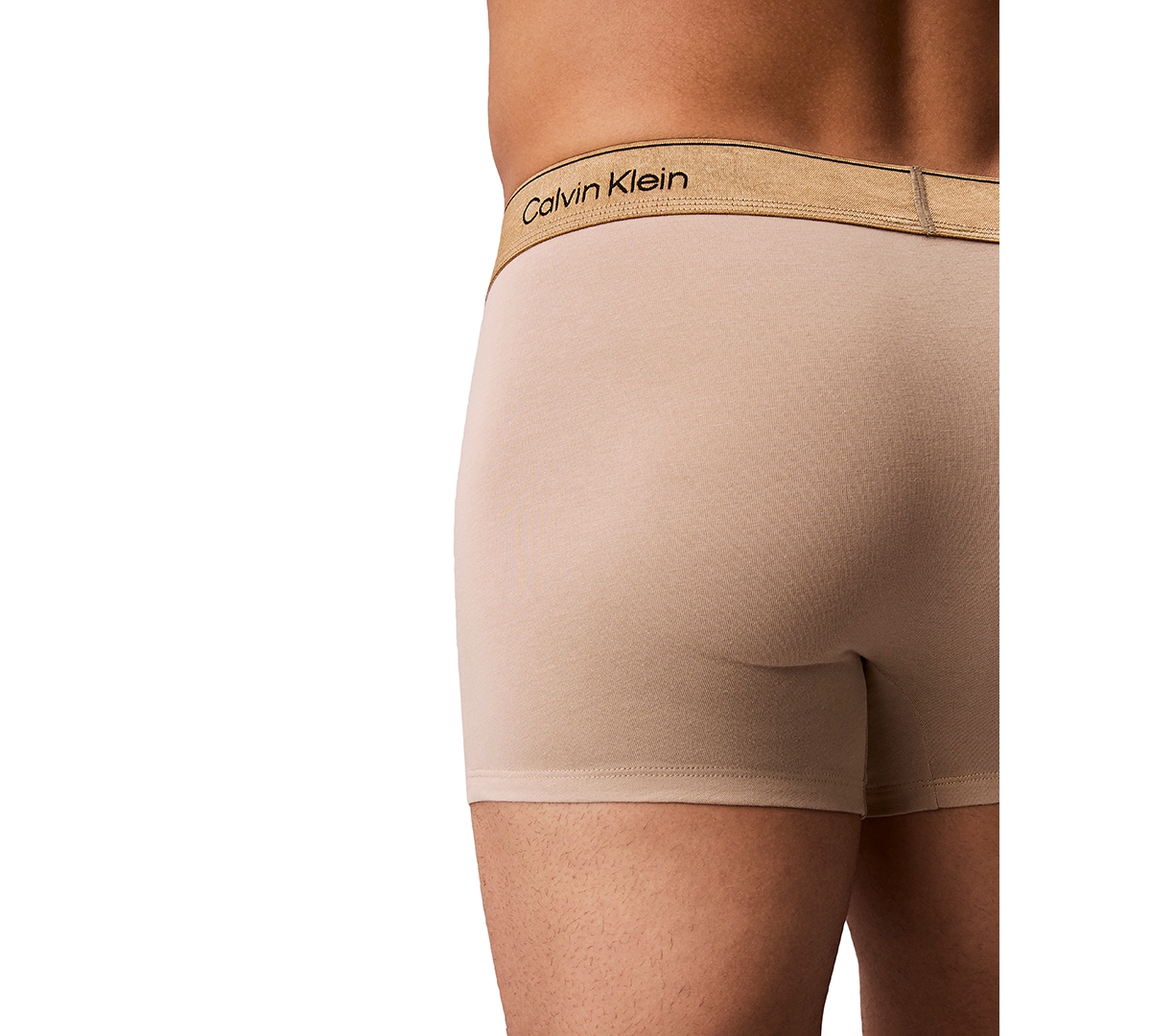 Calvin Klein Icon Holiday Stretch Cotton Boxer Briefs In Neutral