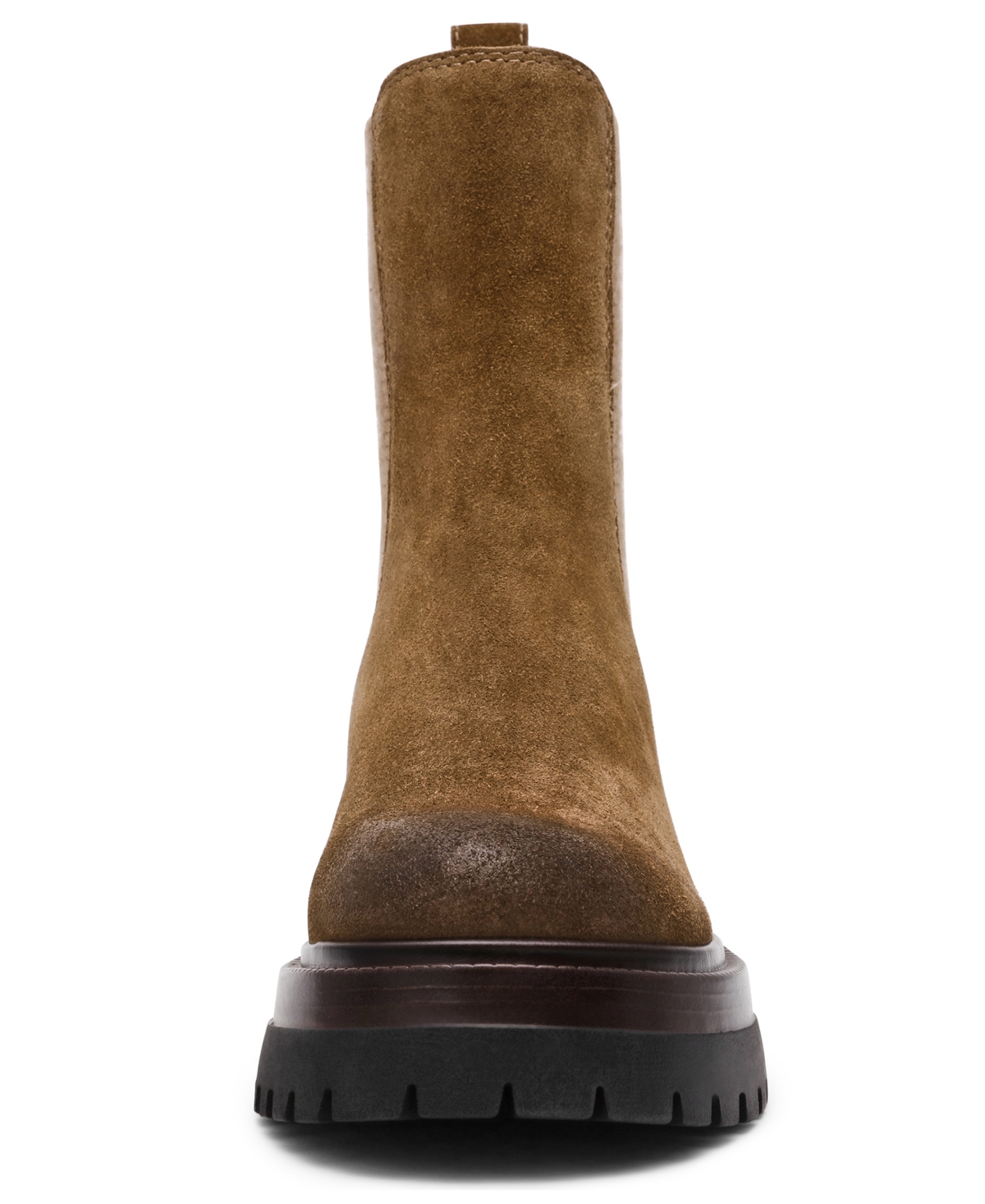 Steve Madden Women's Blitzen Lug-sole Chelsea Booties In Brown
