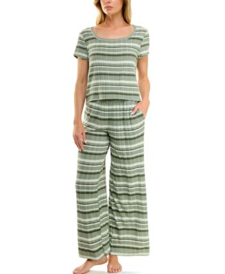 Women's 2-Piece Striped Sleepwear Set