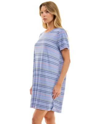 Women's Short Sleeve Printed Sleepshirt