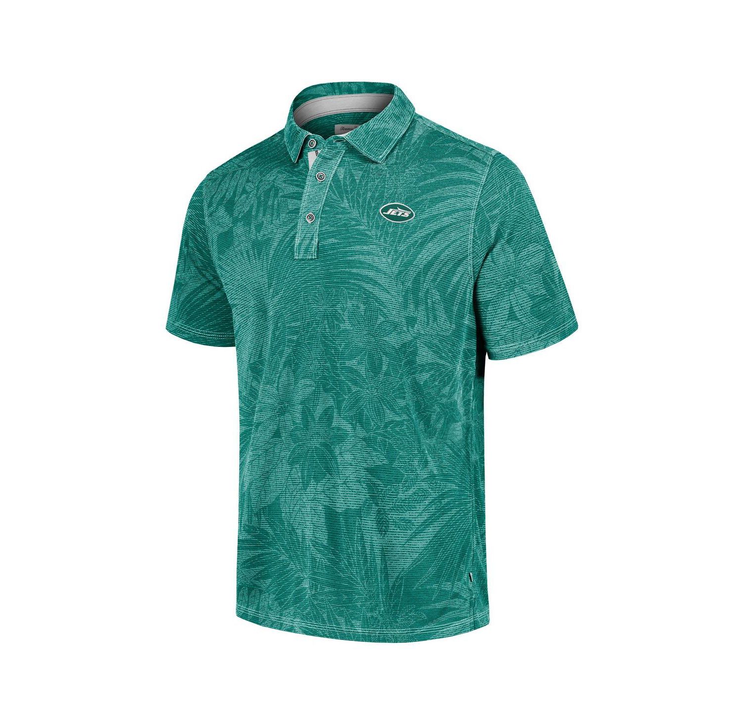 Men's Green New York Jets Sport Santiago Paradise Polo Shirt