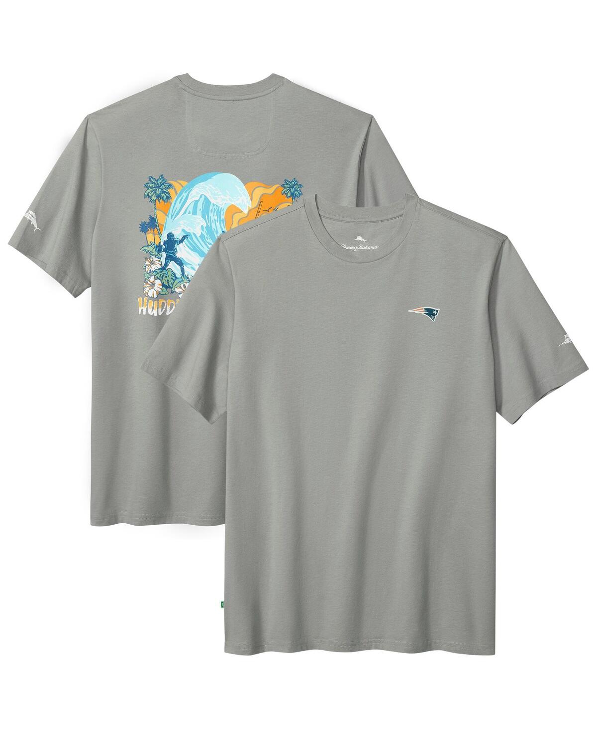 Tommy Bahama Men's Gray New England Patriots Huddle Hang Tens T-Shirt