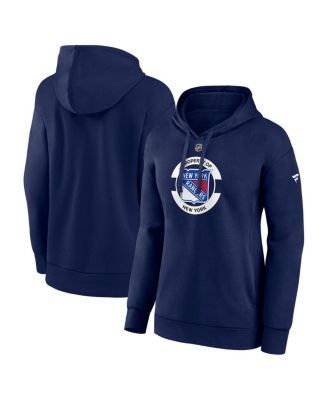 Fanatics - Women's Navy New York Rangers Authentic Pro Core Secondary Fleece Pullover Hoodie