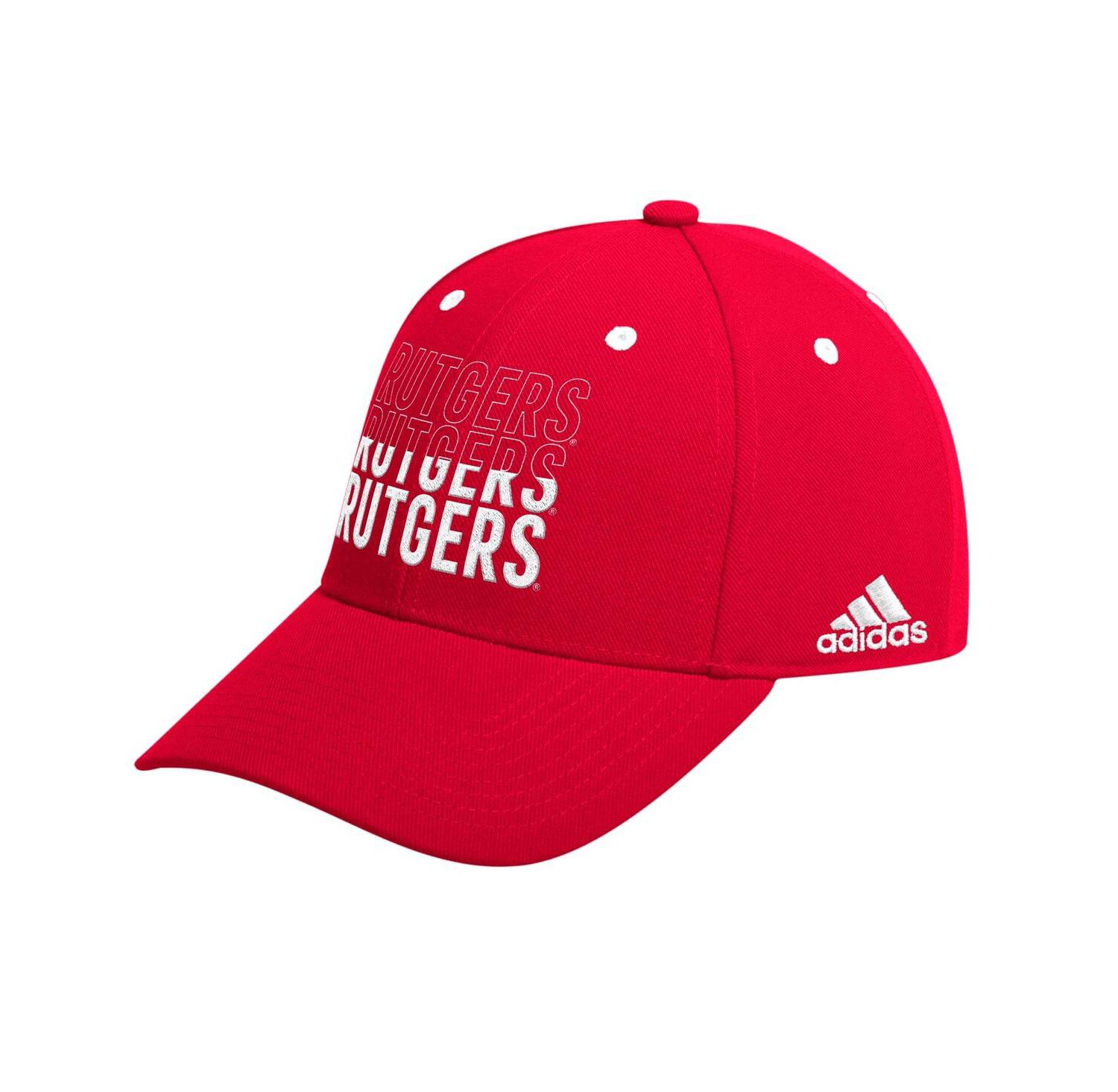 Men's Scarlet Rutgers Scarlet Knights Seasonal Half Font Adjustable Hat
