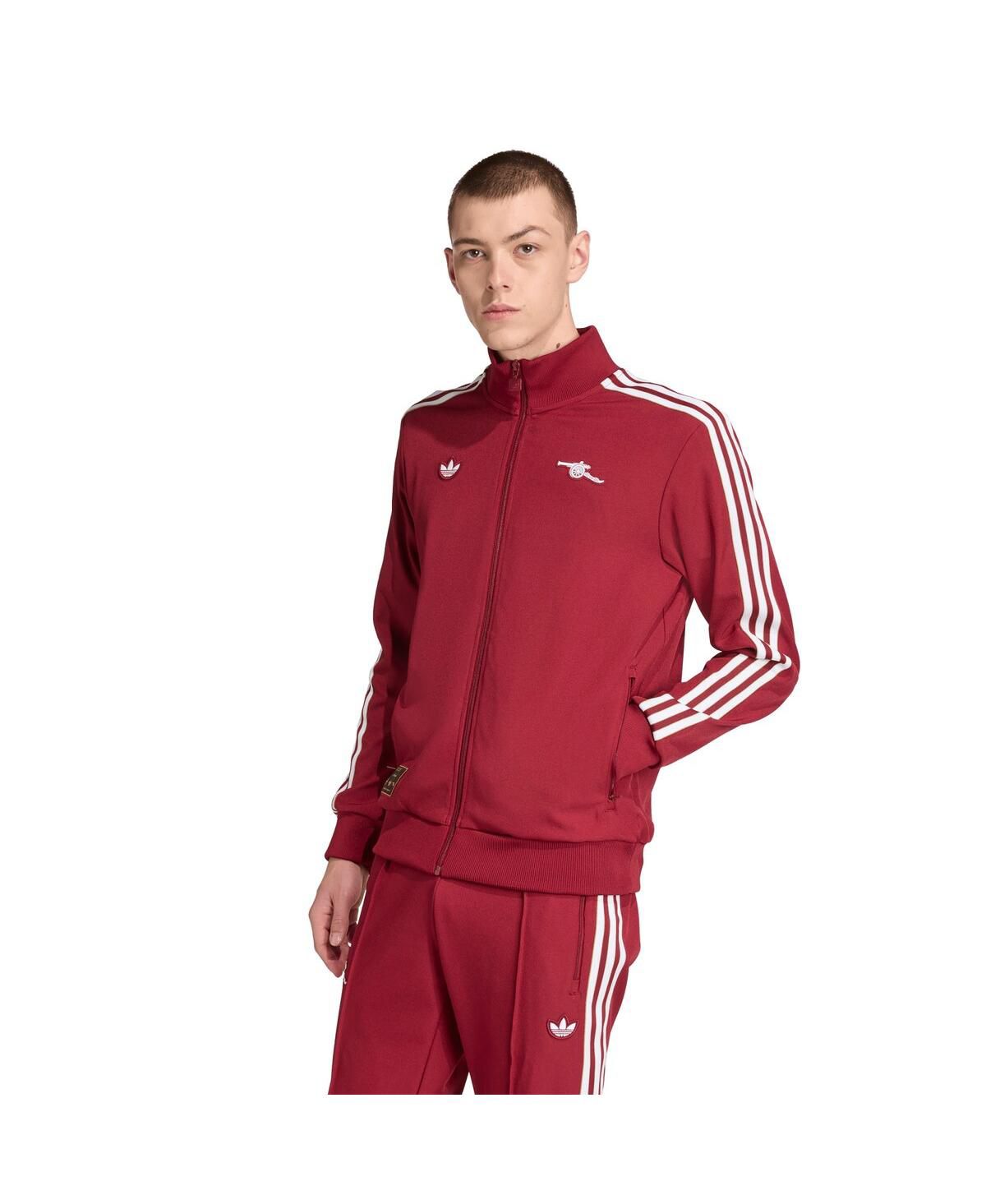 Мужская красная спортивная куртка Arsenal Terrace Icons на молнии