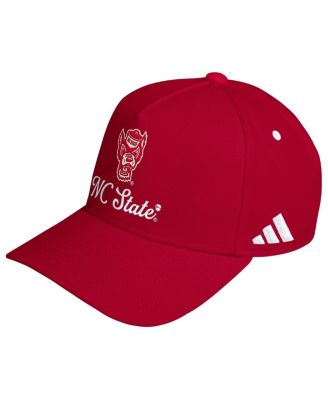 adidas - Men's and Women's Red NC State Wolfpack City of Oaks A-Frame Adjustable Hat