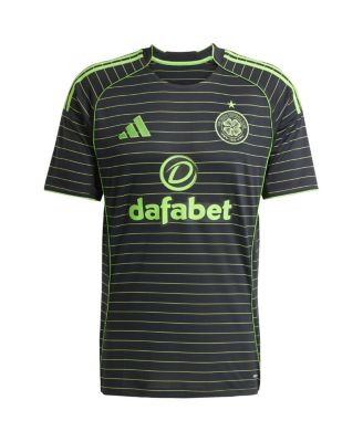 Men's Black Celtic 2025/26 Away Replica Jersey