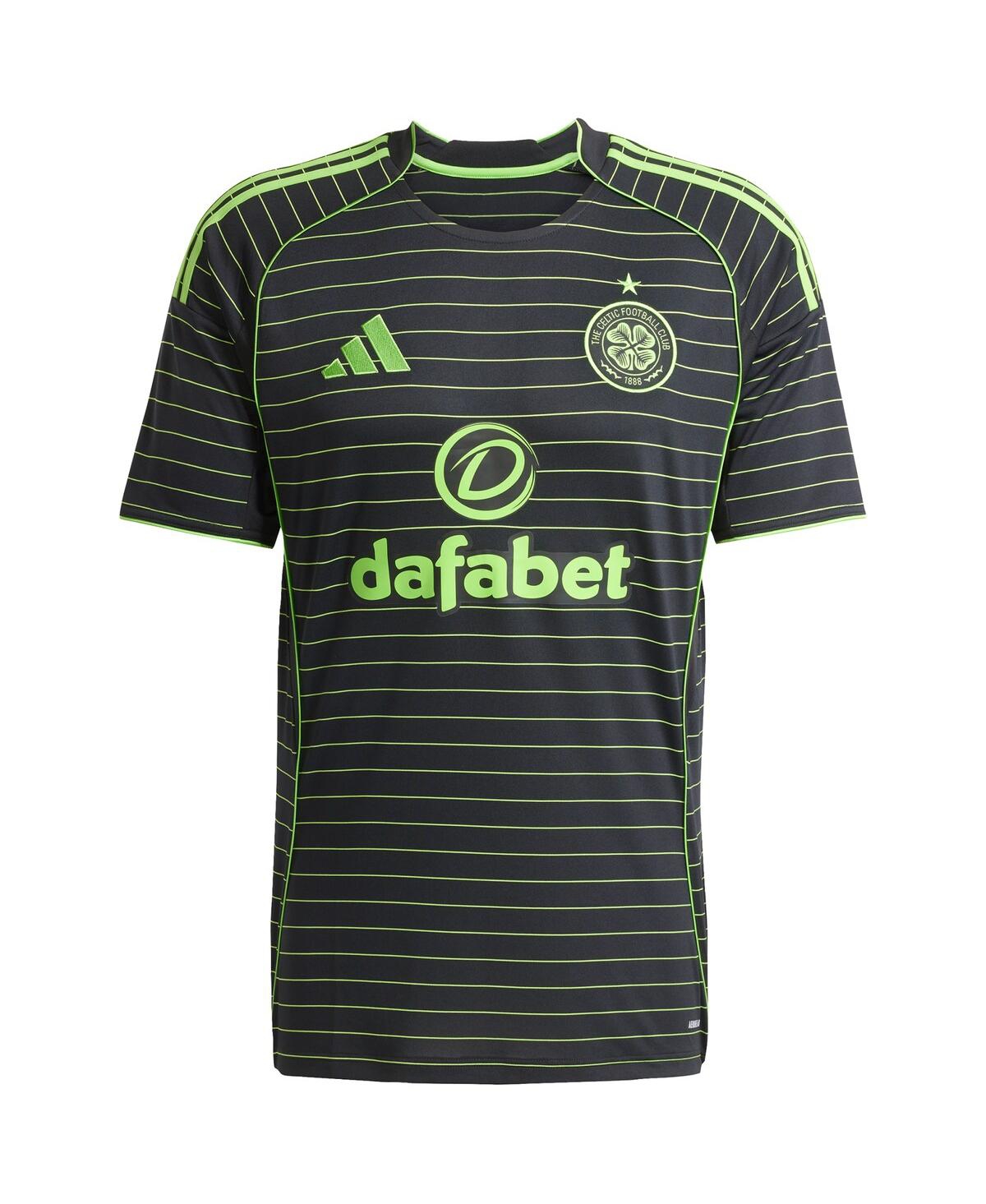 Adidas Men's Black Celtic 2025/26 Away Replica Jersey