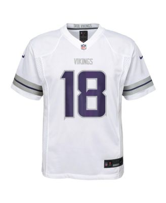 Preschool Justin Jefferson White Minnesota Vikings Alternate Player Game Jersey
