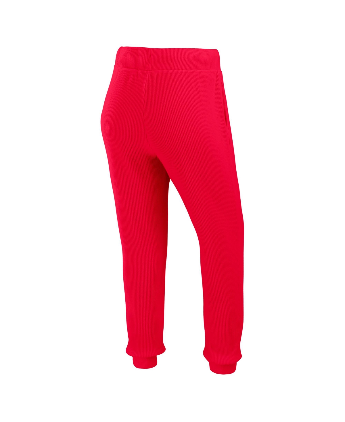 Wear by Erin Andrews Women's Cream Tampa Bay Buccaneers Knitted Tri-Blend Long Sleeve T-Shirt Pants Lounge Set