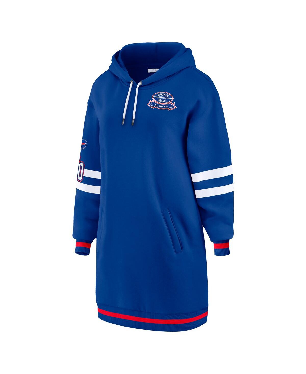 Wear by Erin Andrews Women's Royal Buffalo Bills Hoodie Dress