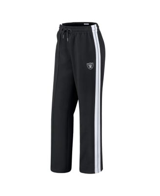 Women's Black Las Vegas Raiders Color Block Straight Leg Pants