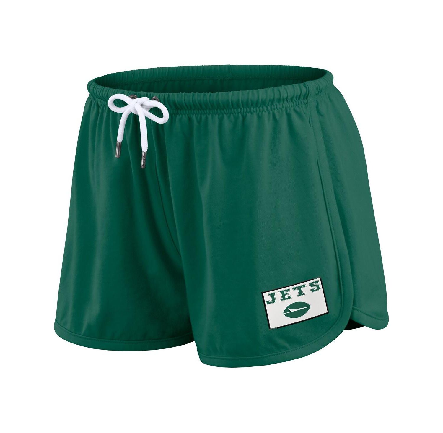 Women's 2-Piece Green New York Jets Heavy Rugby Jersey Long Sleeve T-Shirt and Shorts Lounge Set