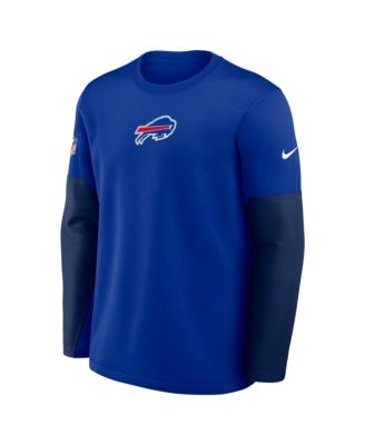 Men's Royal Buffalo Bills Sideline Scripted to Win Performance Long Sleeve T-Shirt