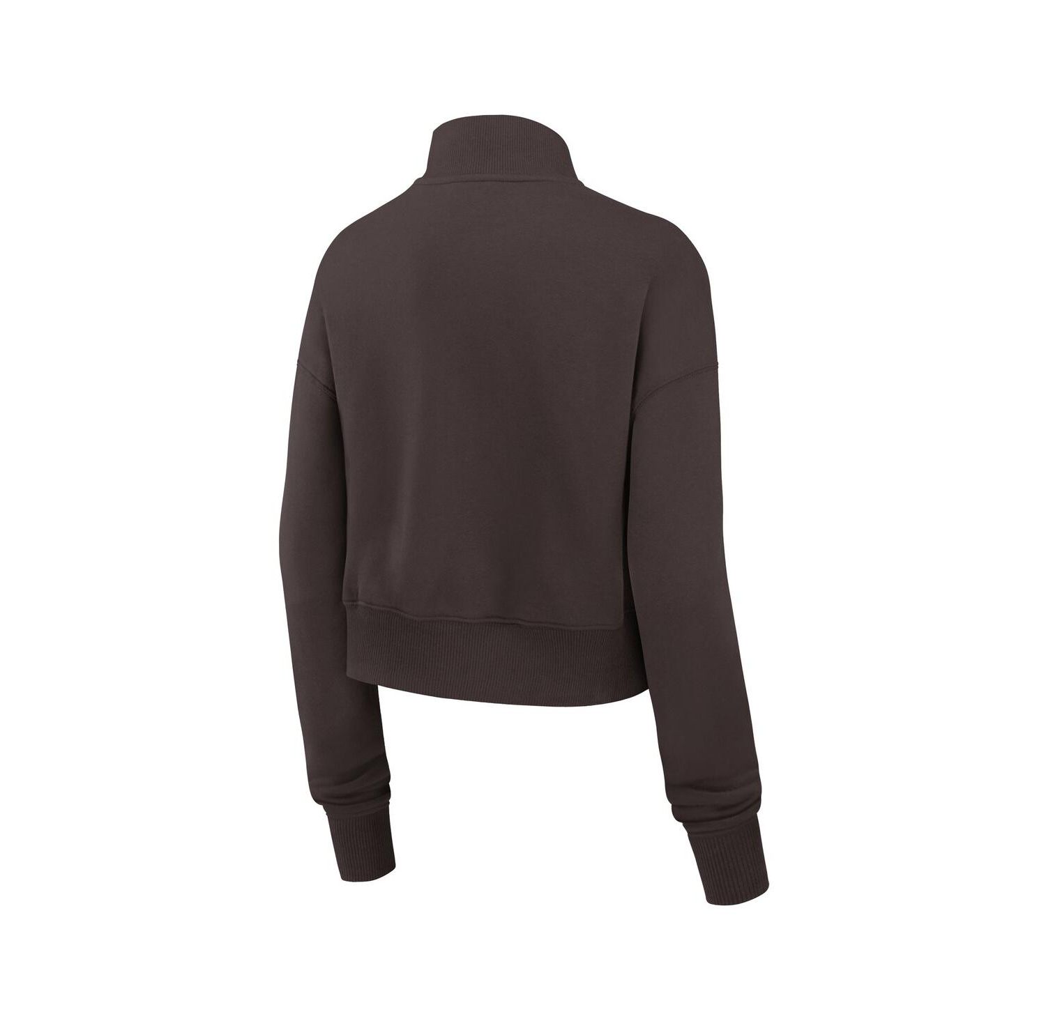 Women's Brown Cleveland Browns Primetime Phoenix Half-Zip Sweatshirt