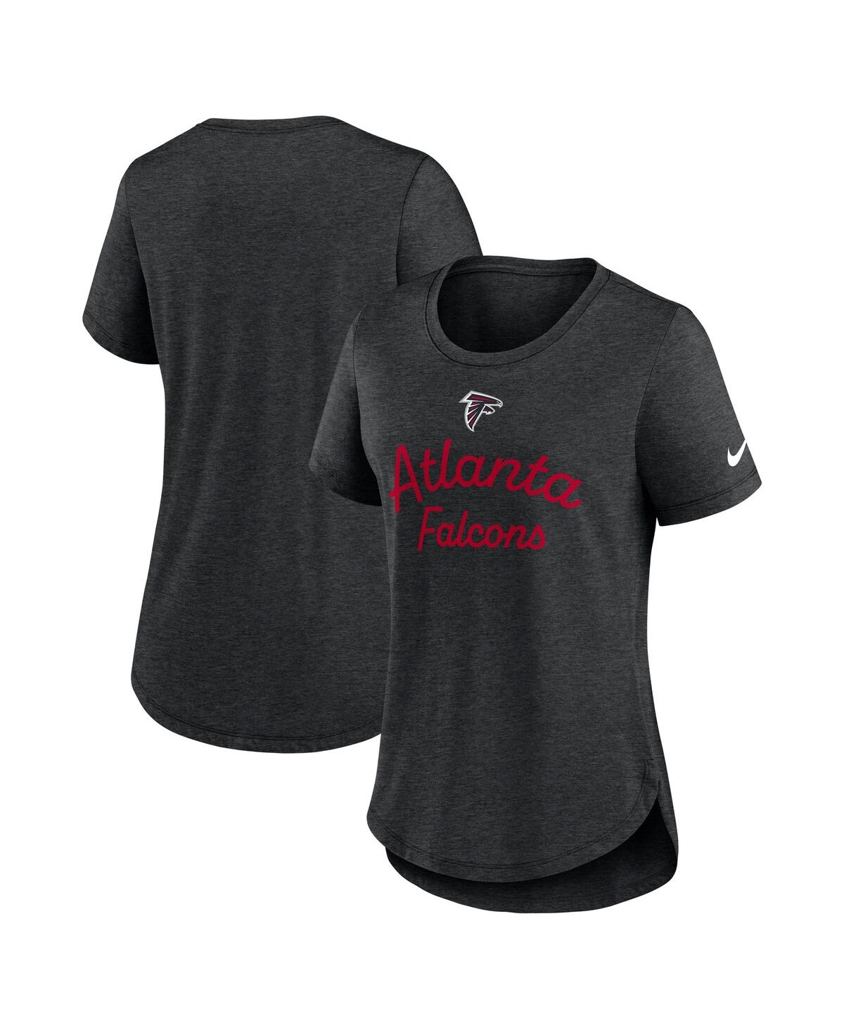 Nike Women's Black Atlanta Falcons Script Tri-Blend T-Shirt
