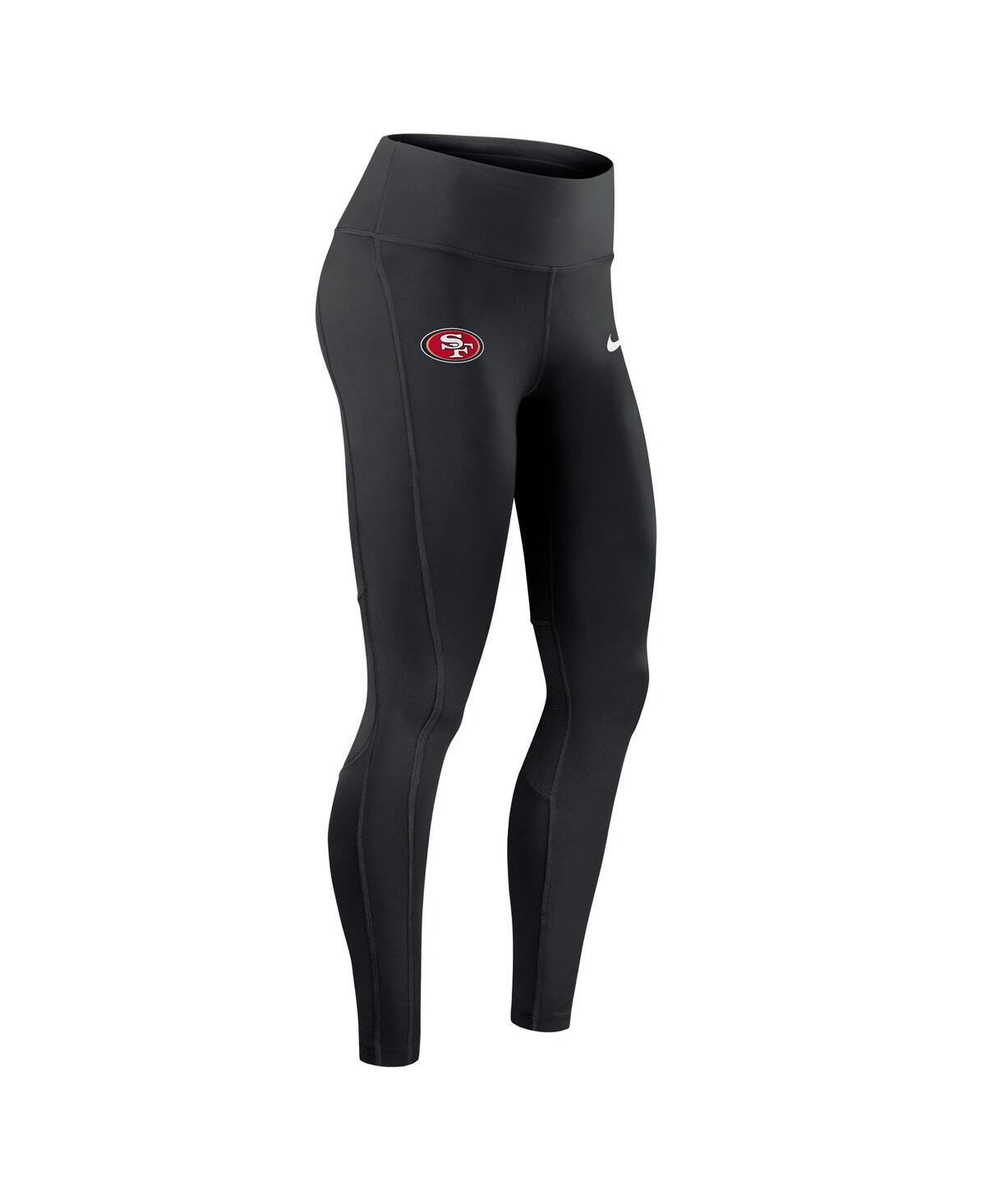 Nike Women's Black San Francisco 49ers Primetime Epic Fast Performance Leggings In Black