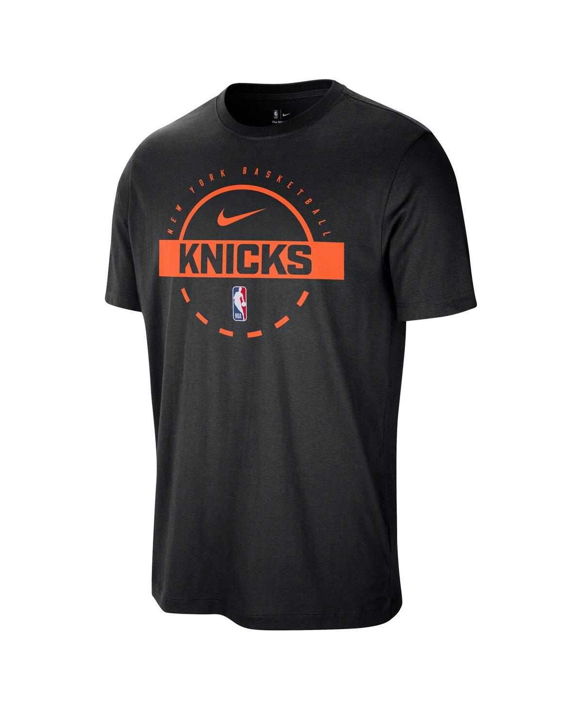 Nike Men's Black New York Knicks Authentic Practice T-shirt In Black