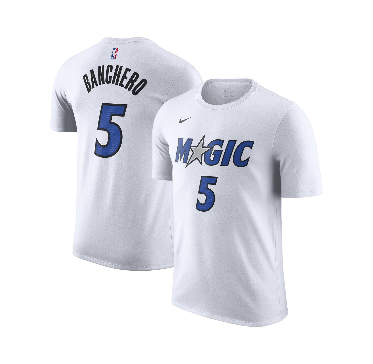 Men's Paolo Banchero White Orlando Magic Association Edition Name & Number T-Shirt