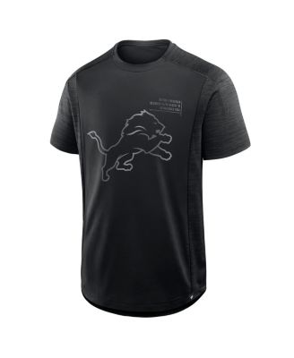 Men's Black Detroit Lions Deceptive Juke T-Shirt