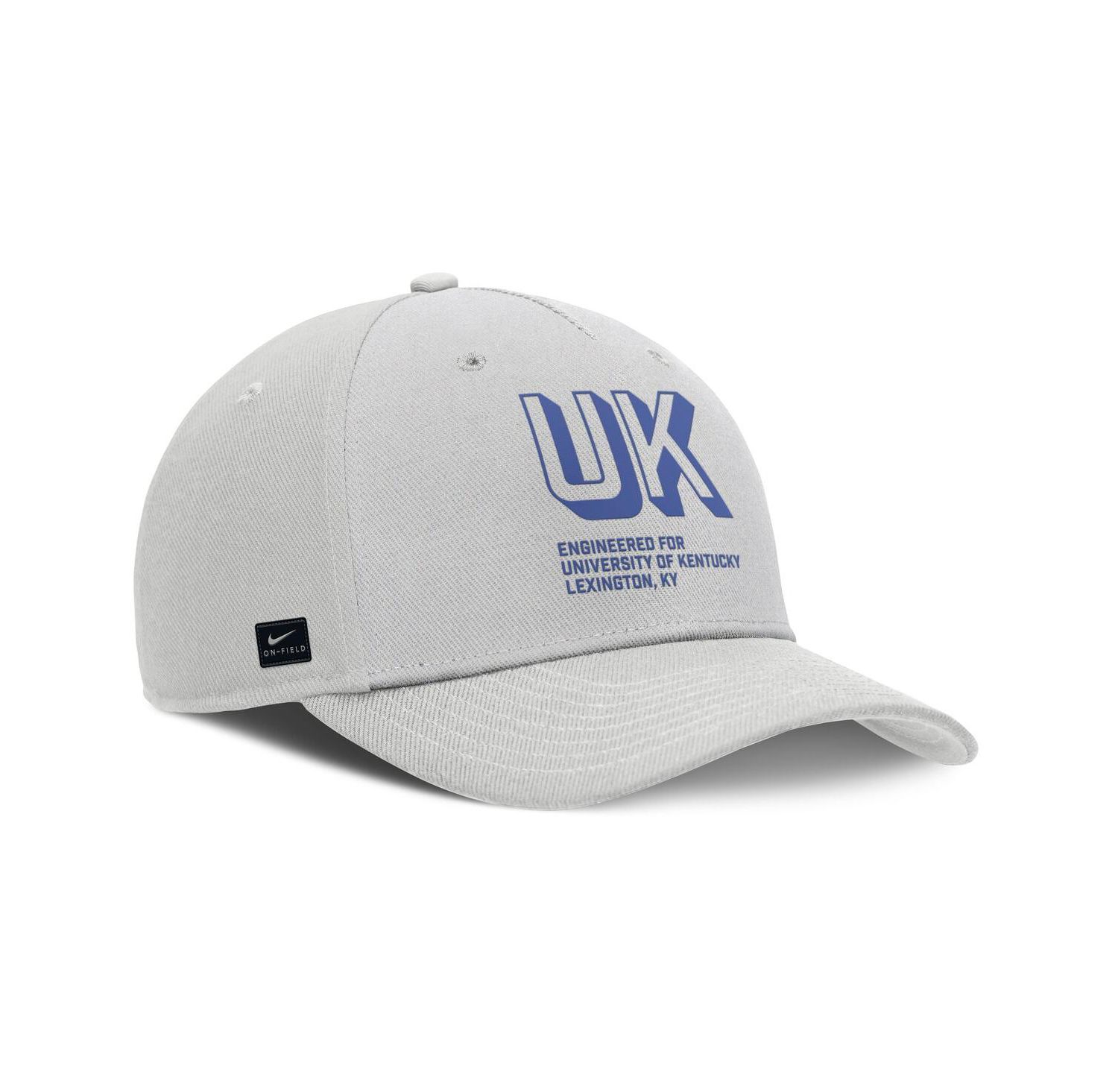 Men's Gray Kentucky Wildcats 2025 Sideline Dust Pinched Rise Adjustable Hat