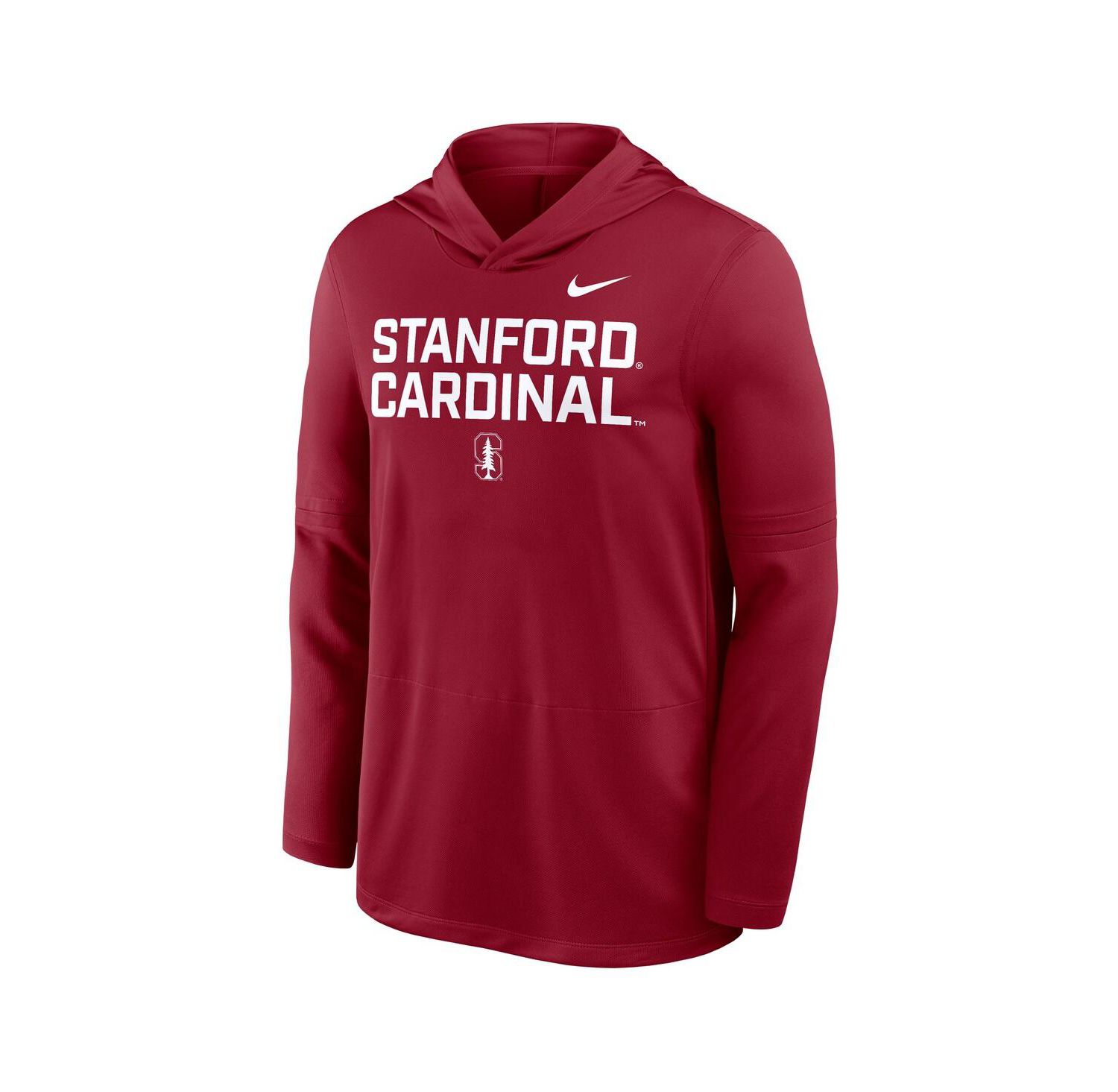 Men's Cardinal Stanford Cardinal 2025 Sideline Dri-FIT Long Sleeve Hoodie T-Shirt
