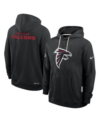 Men's Black Atlanta Falcons Sideline Standard Issue Initial Home Dri-FIT Hoodie