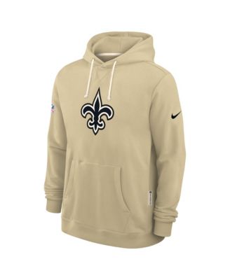 Men's Gold New Orleans Saints Sideline Standard Issue Alt 2 Dri-FIT Hoodie