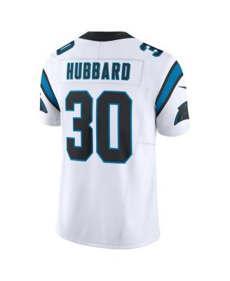 Men's Chuba Hubbard White Carolina Panthers Vapor F.U.S.E. Limited Jersey