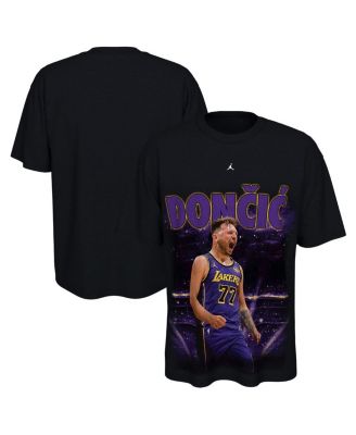 Jordan - Men's and Women's Luka Doncic Black Los Angeles Lakers New Faces x New Places T-Shirt